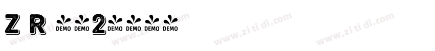 Z R 全套2字体转换